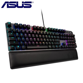 華碩 TUF Gaming K7 光軸機械鍵盤/有線/光軸(青軸感)/中文/RGB