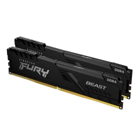 金士頓 64GB(雙通32GB*2) DDR4-3200/CL16 FURY Beast(獸獵者)(KF432C16BBK2/64)(2048*8)