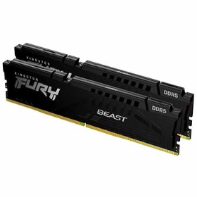 金士頓 32GB(雙通16GB*2) DDR5-5600/CL36 FURY Beast 黑(KF556C36BBEK2-32)