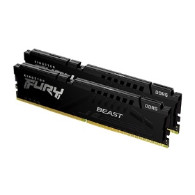金士頓 32GB*2 DDR5-5600/CL36 FURY Beast 黑(獸獵者)(KF556C36BBEK2-64)
