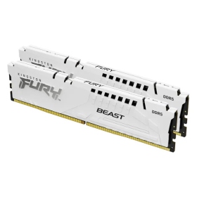 金士頓 32GB(雙通16GB*2) DDR5-5600/CL36 FURY Beast 白 (KF556C