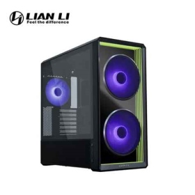 聯力 LANCOOL 217 INF 黑 顯卡長38/U高18/玻璃開孔面板+透側/支援背插/E-ATX(EEB)