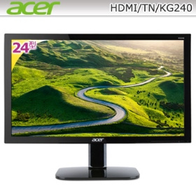 ACER KG240(1A2H/1ms/TN/含喇叭/FreeSync)不閃頻.低藍光 電競機