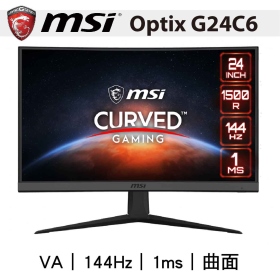 MSI Optix G24C6 (VA/曲面/144Hz/1ms)