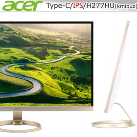 ACER H277HU(玫瑰金)(1H1P/4ms/IPS/含喇叭)HDMI2.0/U3.1(TYPE-C)