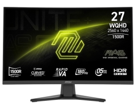 MSI MAG 275CQF E18〈2H1P/VA曲面/1500R/180Hz〉