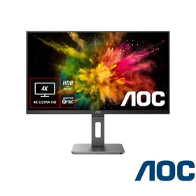 AOC U28P2U(2H1P/4ms/IPS/無喇叭/AdaptiveSync)支援PIP.PBP.可旋