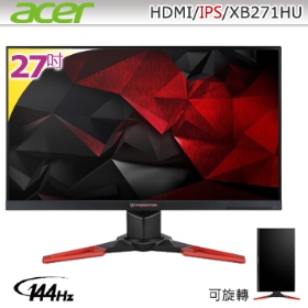 ACER Predator XB271HU(1H1P/4ms/IPS/144Hz/含喇叭/G-sync)