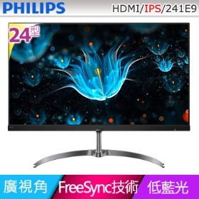 PHILIPS 241E9(1A2H/5ms/IPS/無喇叭/FreeSync)低藍光.不閃屏