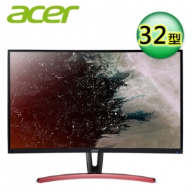 ACER ED323QUR A(1D1H1P/4ms/VA曲面/144Hz/無喇叭/FreeSync)無邊框電競機