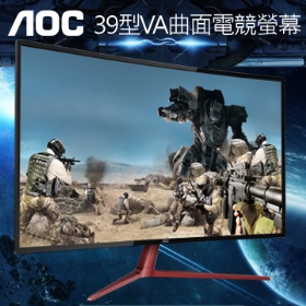 AOC G3908VWXA(1A2H1P/4ms/VA曲面/144Hz/含喇叭/AdaptiveSync)淨藍光.不閃頻