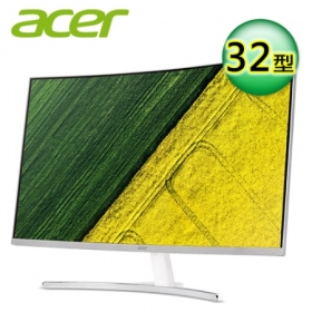 ACER ED322Q A(1A1D1H/4ms/VA曲面/含喇叭/FreeSync) 銀白電競美型機