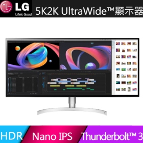 LG 34WK95U-W(2H1P1T/5ms/Nano IPS/含喇叭/FreeSync/HDR600)*四邊薄框.高低調整