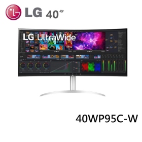 LG 40WP95C-W(2H1P/5ms/Nano IPS曲面/72Hz/喇叭/FreeSync兼容/HDR 10)