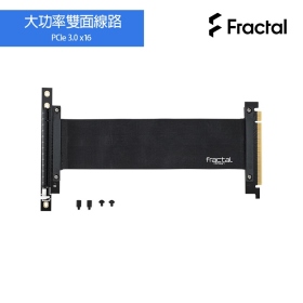 Fractal Design Flex VRC-25 PCIe 90度延長線/210mm(LEX-VRC-25-BK)