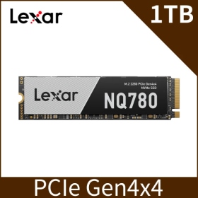 Lexar 雷克沙NQ780 1TB/Gen4 PCIe 4.0/讀6000/寫2500【五年保】T