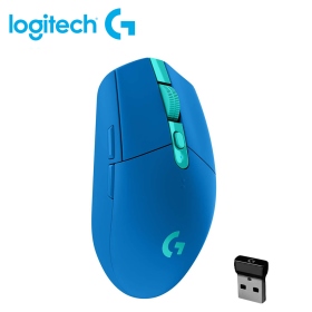 羅技 G304 Lightspeed 無線遊戲滑鼠/藍色/無線/12000dpi/6鍵自訂
