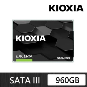 KIOXIA Exceria 960G 2.5吋/讀:555M/寫:540M/3年保