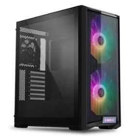聯力 LANCOOL 215 顯卡長37/CPU高16.6/內含ARGB 20cm 風扇*2/玻璃透側/E-ATX