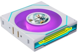 聯力 UNI FAN SL-INF LCD FLEX 120 積木扇(白)/無線控制(選購)/3