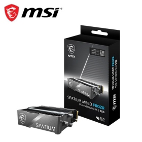 MSI SPATIUM M580 FROZR 2TB Gen5 PCIe 5.0 讀:14600/寫:12700/TLC【五年保】