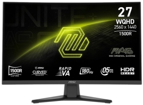 MSI MAG 275CQF E18〈2H1P/VA曲面/1500R/180Hz〉