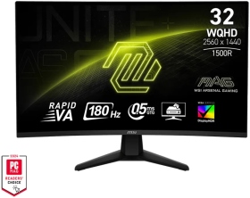 MSI MAG 32CQ6F (2H1P/VA曲面/1500R/180Hz/HDR400)