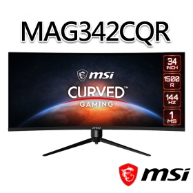 MSI MAG342CQR(2H1P/1ms/VA曲面/144Hz/無喇叭/Adaptive-Sync)電