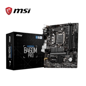 微星 B460M PRO(M-ATX/1A1D1H/Realtek LAN/註四年)