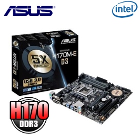 華碩 H170M-E D3(M-ATX/1A1D1H/U3S6/M.2/全固/四年到府)