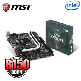微星 B150M BAZOOKA(火箭筒)(M-ATX/1D1H/U3S6/EX./全固/四年)