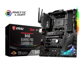 微星 B450 GAMING PRO CARBON AC(ATX/1H1P/Ｉ網/acBT4/註五年)