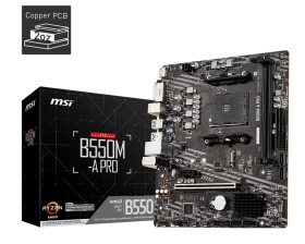 微星 B550M-A PRO(M-ATX/1D1H/Realtek LAN/註四年)42相供電