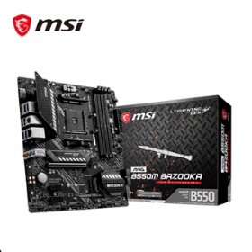 微星 B550M BAZOOKA(M-ATX/1H1P/Realtek LAN/註四年)4+2+1相供電