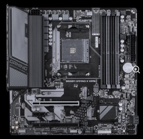 技嘉 B550M GAMING X WIFI6(M-ATX/LAN 1Gb無線/註五年) 53相電源