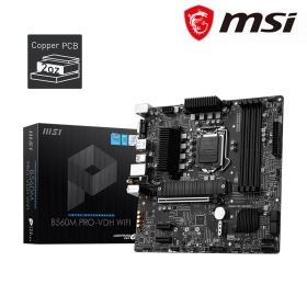 微星 B560M PRO-VDH WIFI(M-ATX/1A1H1P/R 2.5G/axBT/註四年) 521