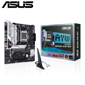 華碩 B650M-AYW WIFI(M-ATX/Realtek 2.5G無線/註五年/2DIMM)11相