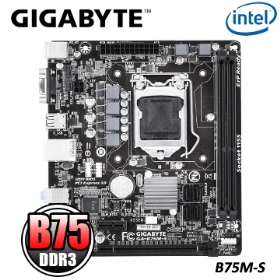 技嘉 B75M-S(M-ATX/1A/2*DDR3/註四年)