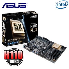 華碩 H110-PLUS(ATX/1A1D/全固/U3/LPT PORT/註四年)