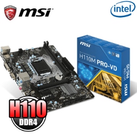 微星 H110M PRO-VD (M-ATX/1A1D/U3/註四年)