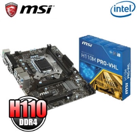 微星 H110M PRO-VHL(M-ATX/1A1H/U3/COM+Parallel PORT/註四年)