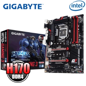 技嘉 H170-Gaming 3(ATX/1A1D1H/U3S6/M.2/EX./全固/五年保)