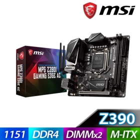 微星 MPG Z390I GAMING EDGE AC(mini-ITX/1H1P/acBT5/註五年)