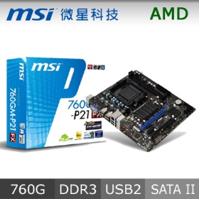 微星 760GM-P21(FX)/M-ATX/1A