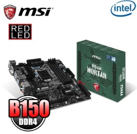 微星 B150M NIGHT ELF(暗夜精靈)(M-ATX/1D/U3S6/i網/全固/五年)