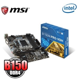 微星 B150M PRO-VDH(M-ATX/1A1D1H/U3S6/EX./全固/四年)
