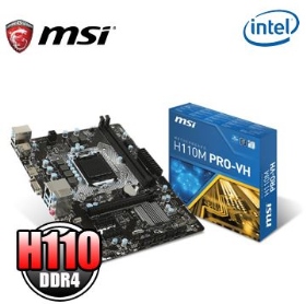 微星 H110M PRO-VH(M-ATX/1A1H/U3/全固/四年保)