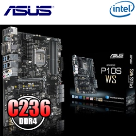 華碩 P10S-M WS(M-ATX/C236/單1151/1D1H1P/U3/M.2/雙Ｉ網/三年)