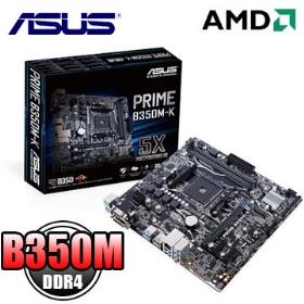 華碩 PRIME B350M-K(M-ATX/1A1D/M.2/註四年)