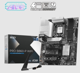 微星 PRO B860-P WIFI(ATX/LAN 5G/註冊四年保/銀色鎧甲)12111相